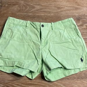 Polo Ralph Lauren green shorts size 4
